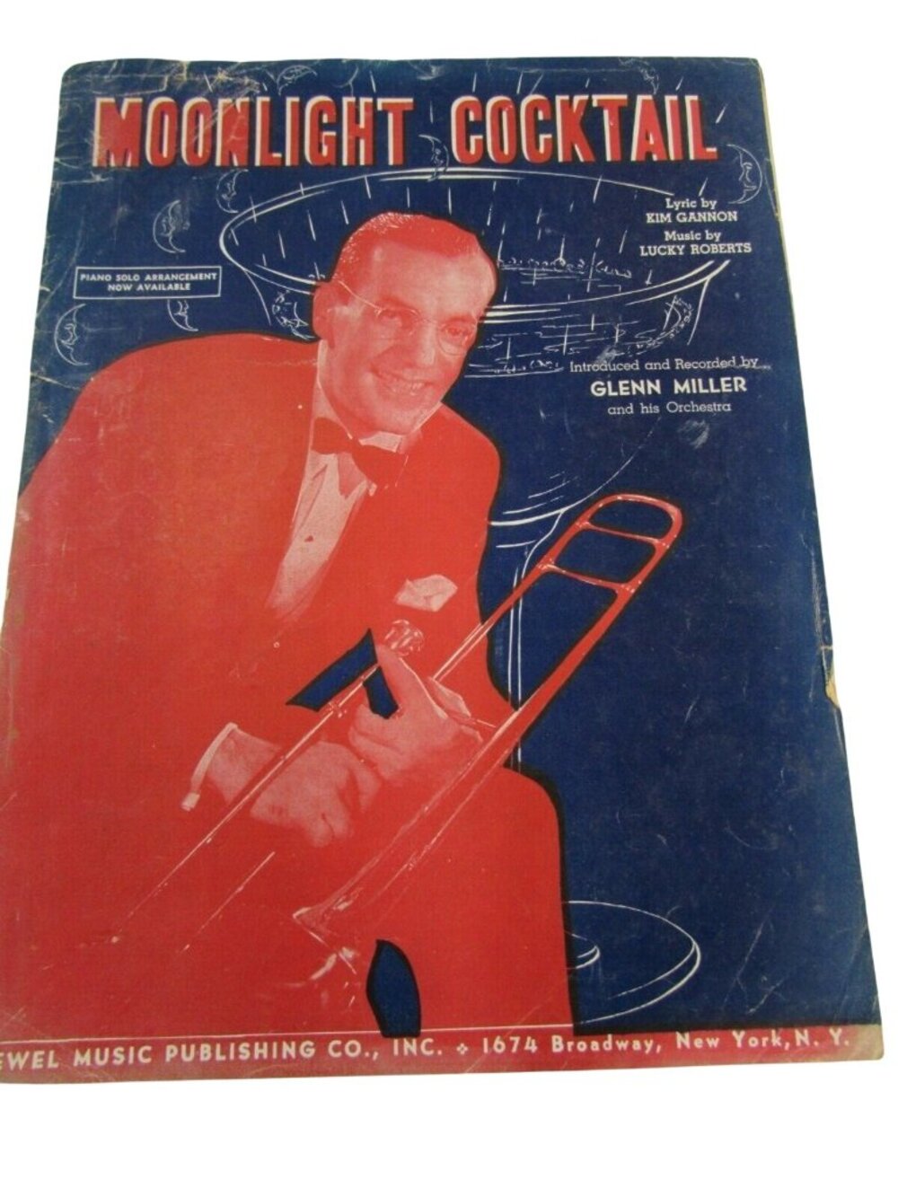 Vintage Moonlight Cocktail Glenn Miller Sheet Music 31098 Piano